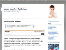 Tablet Screenshot of heuschnupfen-tabletten.com